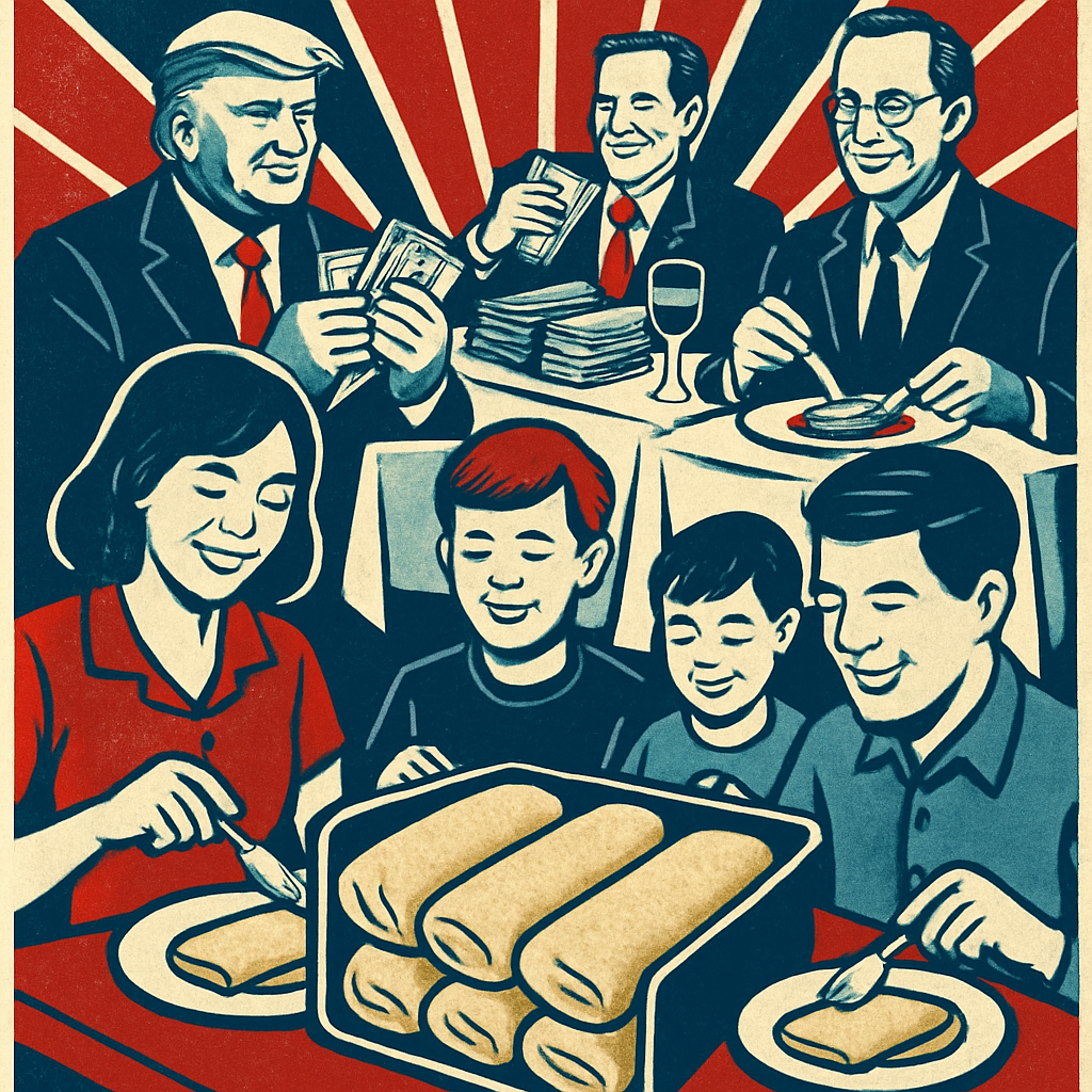 Let them eat frozen burritos!
